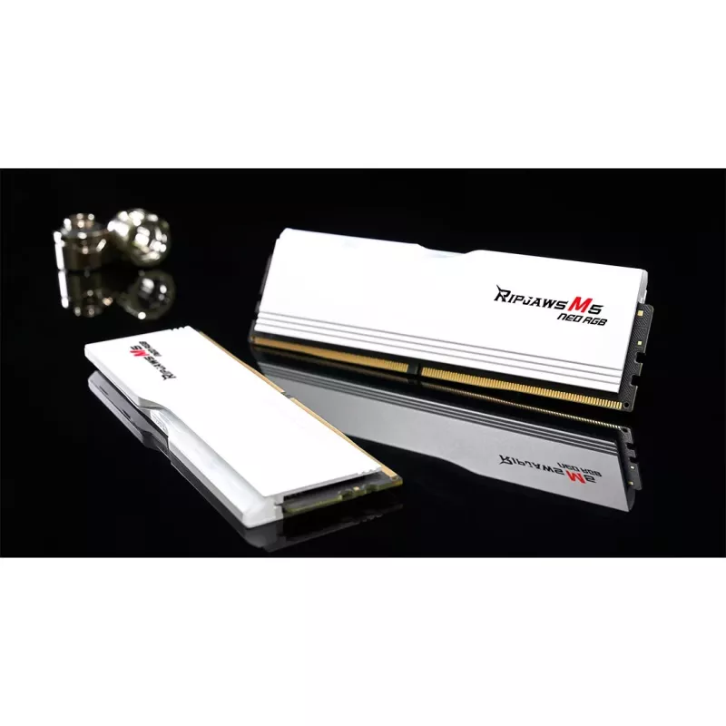 DIMM 64 GB DDR5-6000 (2x 32 GB) Dual-Kit, pamięć F5-6000J3238G32GX2-RM5NRW, Ripjaws M5 Neo, AMD EXPO