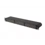 Panel krosowy LANBERG PPS5-1048-B 48-portowy 1U 19 cali Cat5e FTP czarny