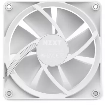 Wentylator obudowy NZXT F120 RGB 120 mm biały, 4-pin, 1800 RPM, 50.18 CFM, 18 diod LED