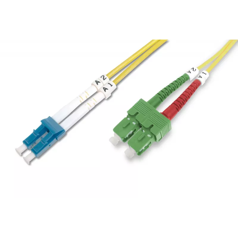 Patchcord światłowodowy SC APC do LC PC Digitus DK-292SCA3LC-01 1m