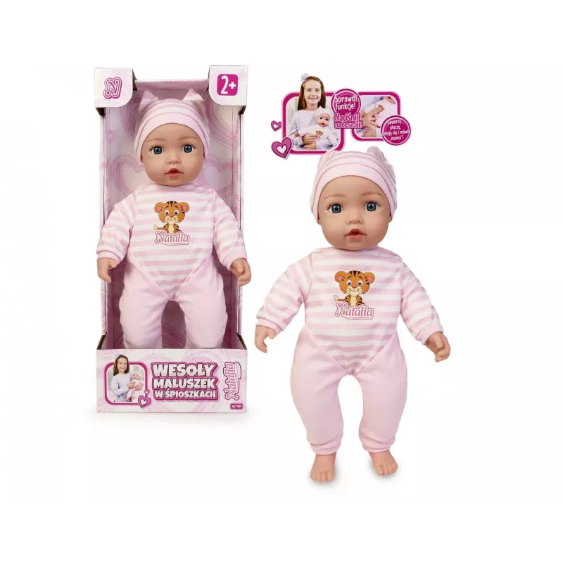 Lalka Artyk Natalia Baby lalka 45 cm — miękka lalka do zabawy, wysokość 45 cm