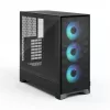 Obudowa PC Fractal Design Pop 2 Air Czarny Solid typu midi tower — obsługa ATX, 3 wentylatory przednie 120 mm, zatoki na dyski 2,5/3,5 cala, 215×481×462 mm