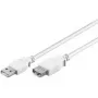 Kabel USB 2.0 A M/Ż Goobay 96196 0,3 m biały