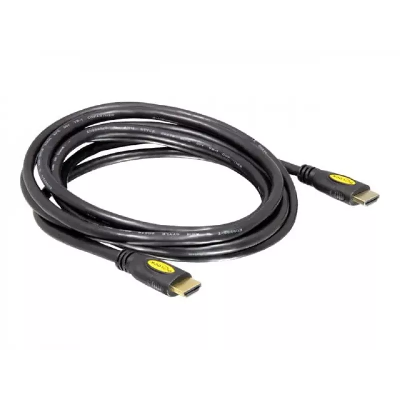 DeLOCK - Kabel wideo/audio - HDMI - HDMI, 19-pin (M) - HDMI, 19-pin (M) - 5 m (82455)