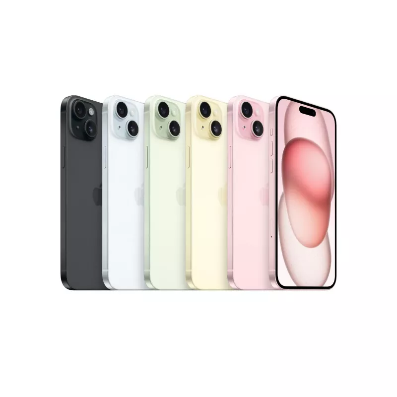 Odnowiony smartfon RENEWED iPhone 15 Plus 128 GB Czarny — 6,7-calowy Super Retina XDR, A16, 5G, IP68