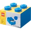 Szufladka na biurko LEGO 4, Pudełko do przechowywania niebieskie, wypustki