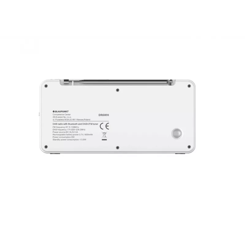 Blaupunkt DR6WH Przenośne radio Biały
