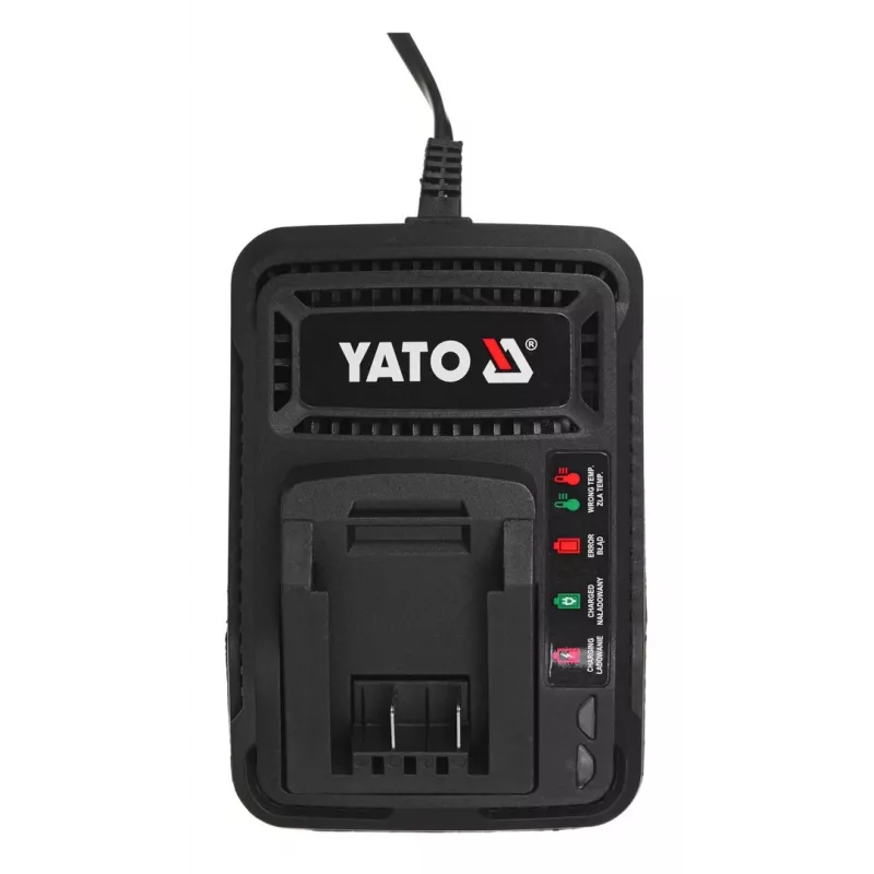 Szlifierka kątowa YATO YT-82826, 18V Li-Ion 2Ah, tarcza 125 mm, 10000 obr./min, gwint M14, osłona regulowana bez użycia narzędzi