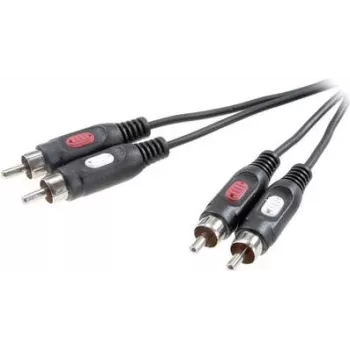 SpeaKa Professional SP-7869760 Kabel audio 0,5 m 2 x RCA czarny (SP-7869760)
