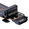 Adapter M.2/SATA Silverstone SST-ECM28, PCIe 4.0, 1x M-Key, 1x SATA