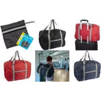 Torba damska Wedo 58 2601 Nylon Czarna Unisex kieszeń przednia