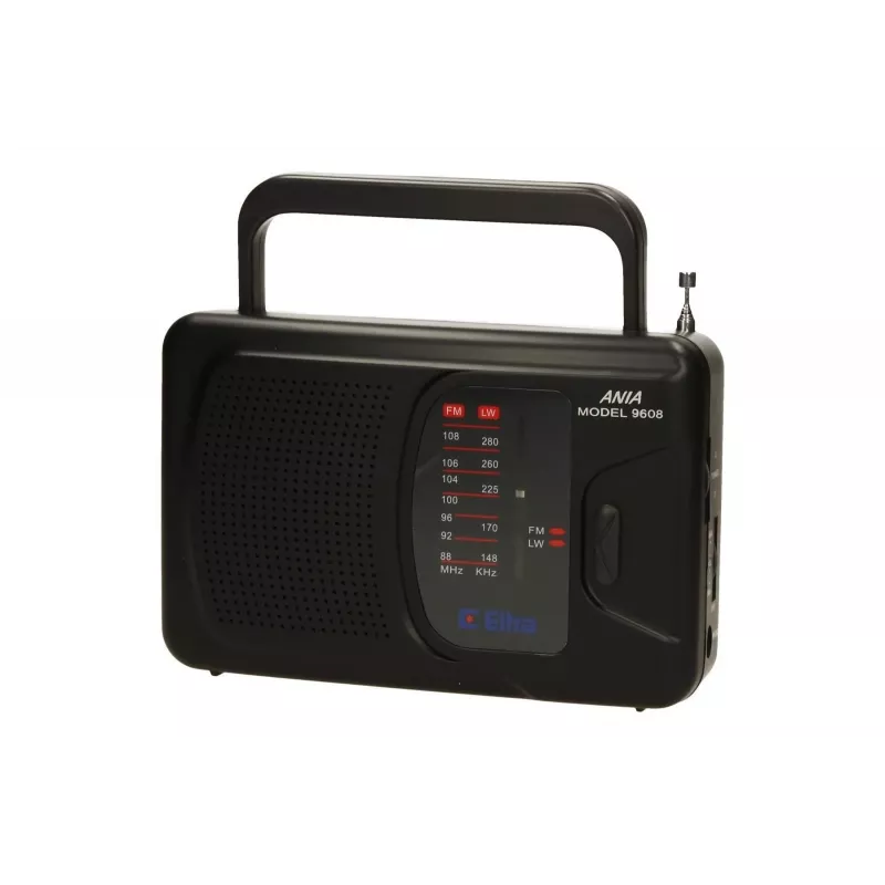 Radio zasilane sieciowo i bateryjnie FM, LW Eltra Ania