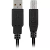 Kabel USB 2.0, wtyk USB-A > wtyk USB-B (czarny, 2,0 metra)