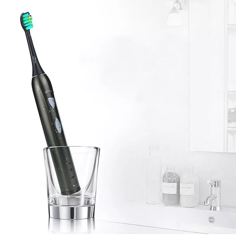 Szczoteczka do zębów Media-Tech SONIC WAVECLEAN Dla dorosłych Brązowa