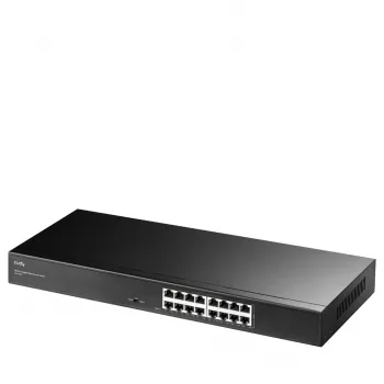 Przełącznik sieciowy Cudy GS1016L — 16-portowy Gigabit Ethernet (10/100/1000), 32 Gbit/s przełączania, do montażu w szafie rack