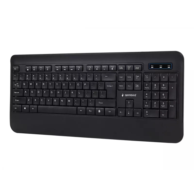 Klawiatura multimedialna USB ENG/CZARNA KB-UML-03 GEMBIRD