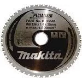Makita Specialized - Tarcza piły tarczowej - do metalu - 136 mm - 50 zębów (B-33641)