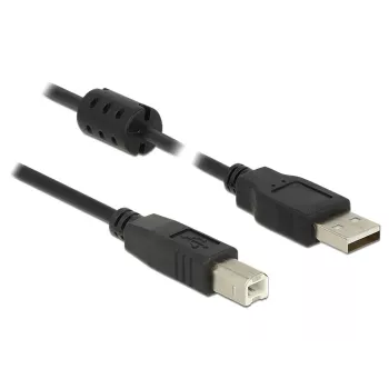 Kabel USB DeLOCK 2 m USB 2.0-A USB 2.0-B Czarny