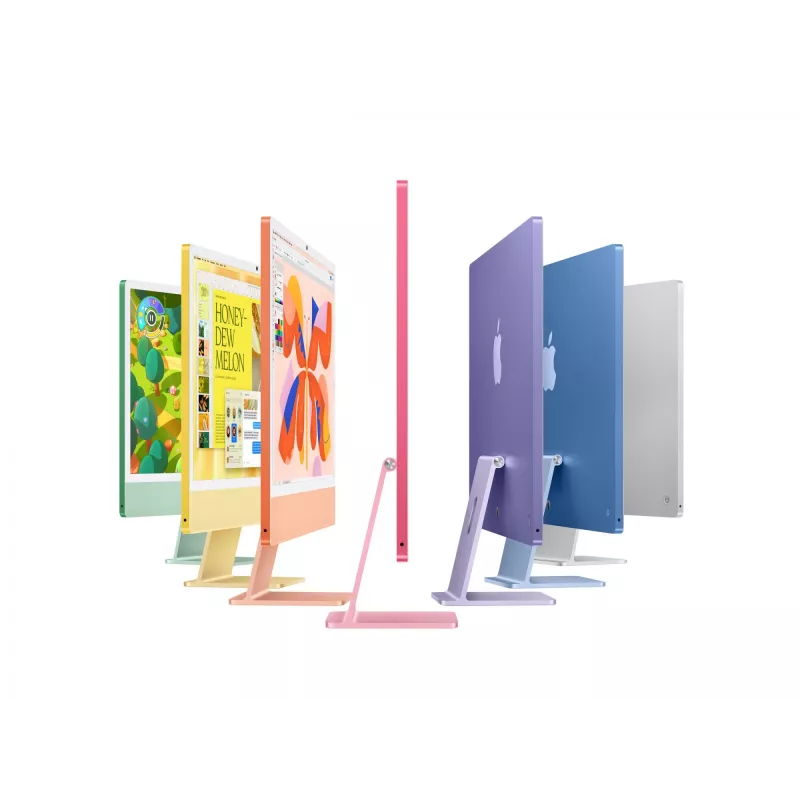 iMac 24 cale: M4 10/10, 24 GB, 512 GB SSD – Srebrny