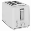 Toster elektryczny, biały, 220-240V, 50-60Hz, 920-1080W, 2 szczeliny, 3 tryby, 7 poziomów opiekania