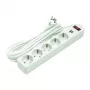 Przedłużacz domowy 5 m, 5 gniazd, 2xUSB, z wyłącznikiem