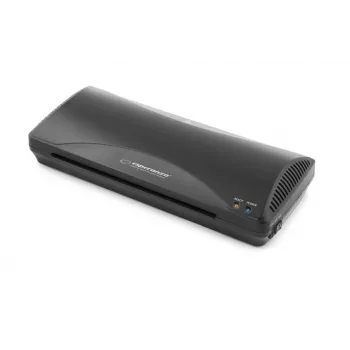 Laminator na zimno/gorąco ESPERANZA EFL001 — A4, maks. szerokość 24 cm, folia 80–125 µm, 250 mm/min, grubość 0,6 mm