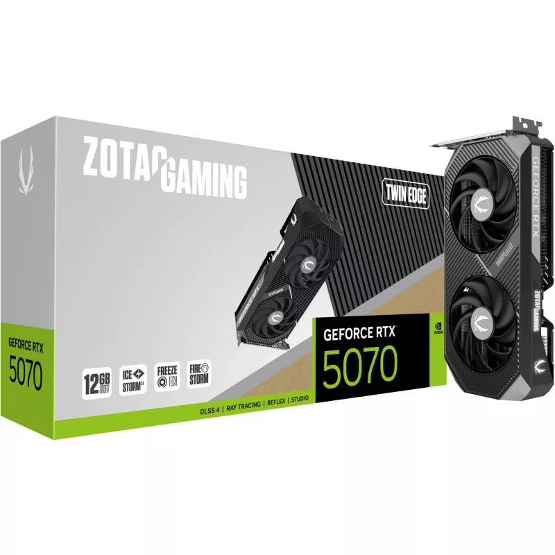 Karta graficzna ZOTAC GAMING GeForce RTX 5070 Twin Edge 12GB GDDR7