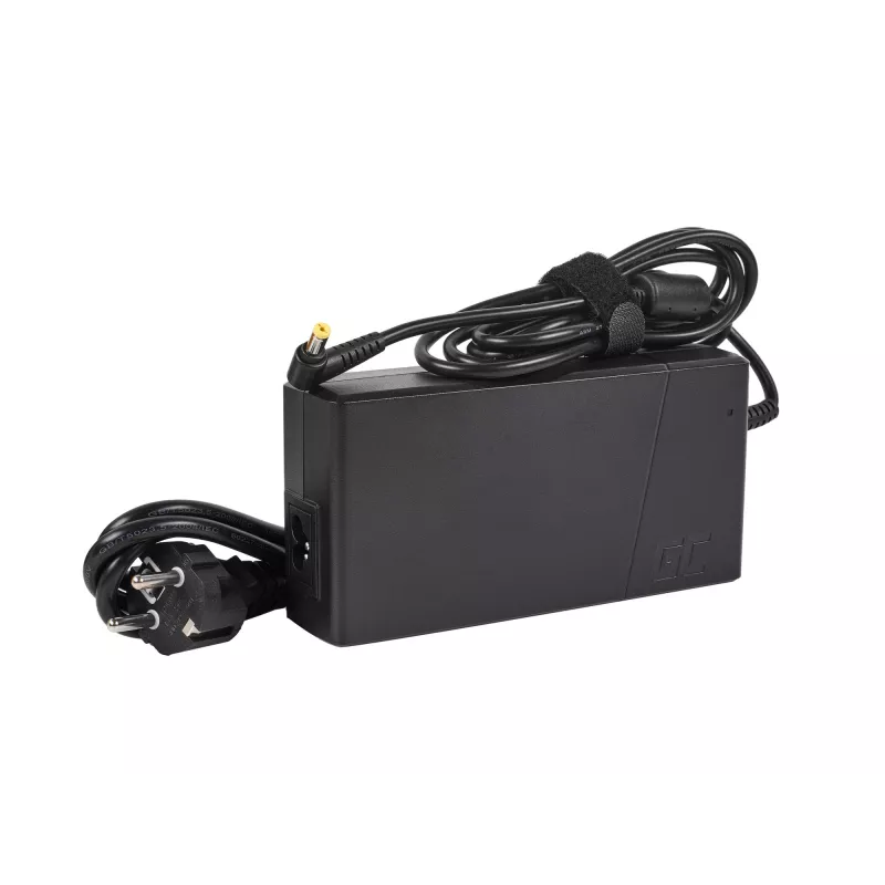 Zasilacz zielony Cell AD139P 90W uniwersalny zasilacz do laptopa 19,5V 9,23A 5,5×1,7mm Czarny