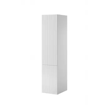 Garderoba cama meble PAFOS 1D 45x55,5x198,5 cm biały mat, 4 półki