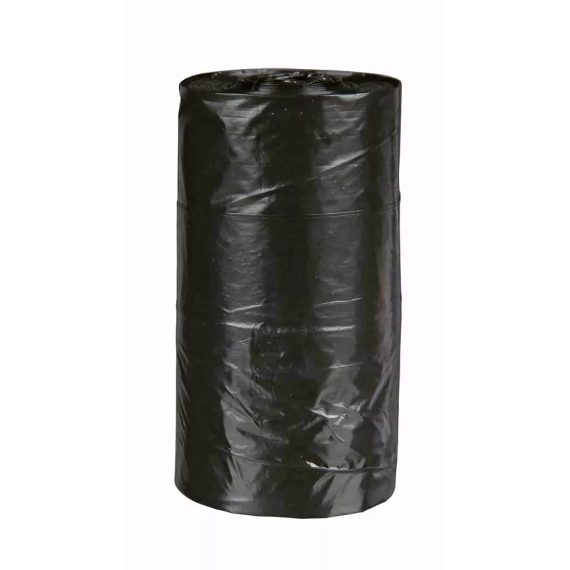 Worki na psie odchody Trixie Poop Bags 2332, plastikowe, czarne, 4 rolki × 20 szt. (80 worków)