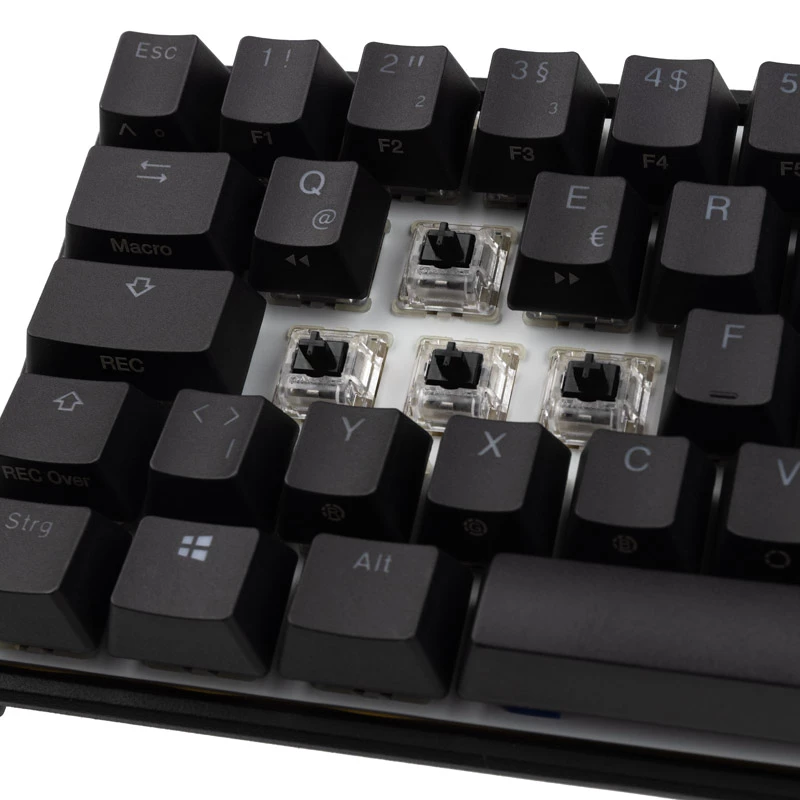 Ducky Mecha Pro SF klawiatura Gaming USB niemiecka Czarna