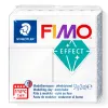 Modelina FIMO effect biała półprzezroczysta 8010-014 — efekt półprzezroczystej bieli, miękka glinka polimerowa, kostka 57 g