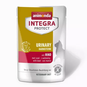 mokra karma dla kota animonda Integra Protect Urinary Struvite Beef 85 g, bezzbożowa, gluten-free