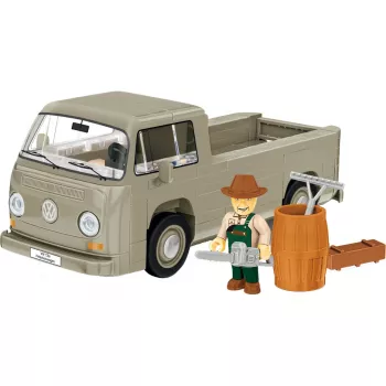 Cobi model kit Volkswagen T2a flatbed truck 1:35 scale szary