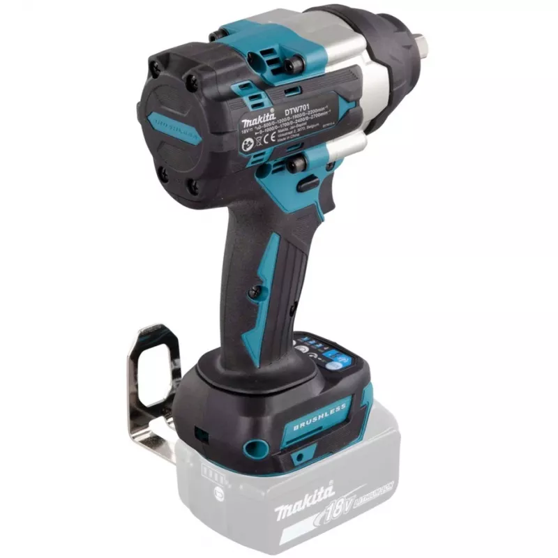Makita DTW701Z wkrętarka/wiertarka udarowa 2700 obr./min Czarny, Niebieski
