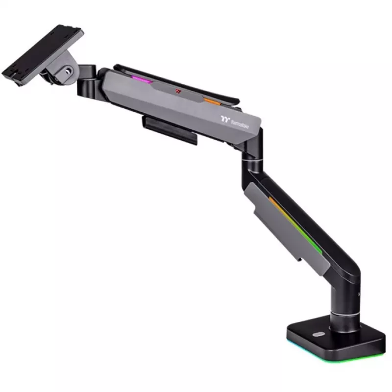 Uchwyt do monitora Thermaltake GEA-MSR-SMSBLK-01 124,5 cm 49 cali Biurkowy Czarny Szary