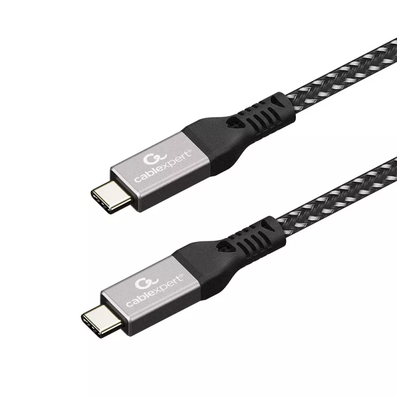 Kabel USB-C na USB-C GEMBIRD CCBP-USB4-CMCM240 1,5 m, USB4 Gen 3x2, 40 Gbit/s, 240 W, czarny