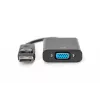 Kabel przejściowy Assmann DisplayPort. DP - HD15 M/M. 0,15 m z blokadą. Zgodność z DP 1.1. UL. czarny bez ekranowania. 32AWG (AK-340410-001-S)