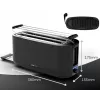 Clatronic TA 3802 toster 4 kromki 1400 W czarny