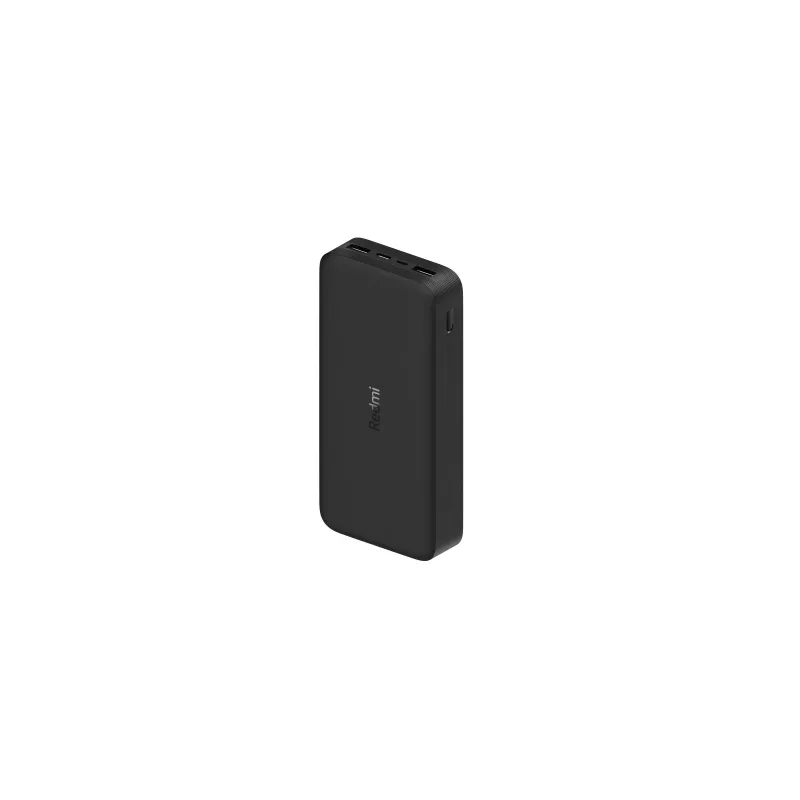 Xiaomi Mi 20000mAh Redmi Power Bank: 2 porty USB-A, szybkie ładowanie dwóch urządzeń jednocześnie, podwójne wejście Micro-USB/USB-C, przenośna ładowarka do telefonów