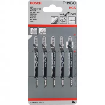 Bosch 2 608 630 310 brzeszczot do wyrzynarki/piły włosowej/piły szablastej Brzeszczot do wyrzynarki Stal wysokowęglowa (HCS) 5 szt.