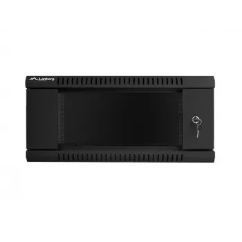 Szafka wisząca LANBERG WF01-6404-10B 4U 19 cali 600×450×285 mm IP20 czarna, udźwig 60 kg