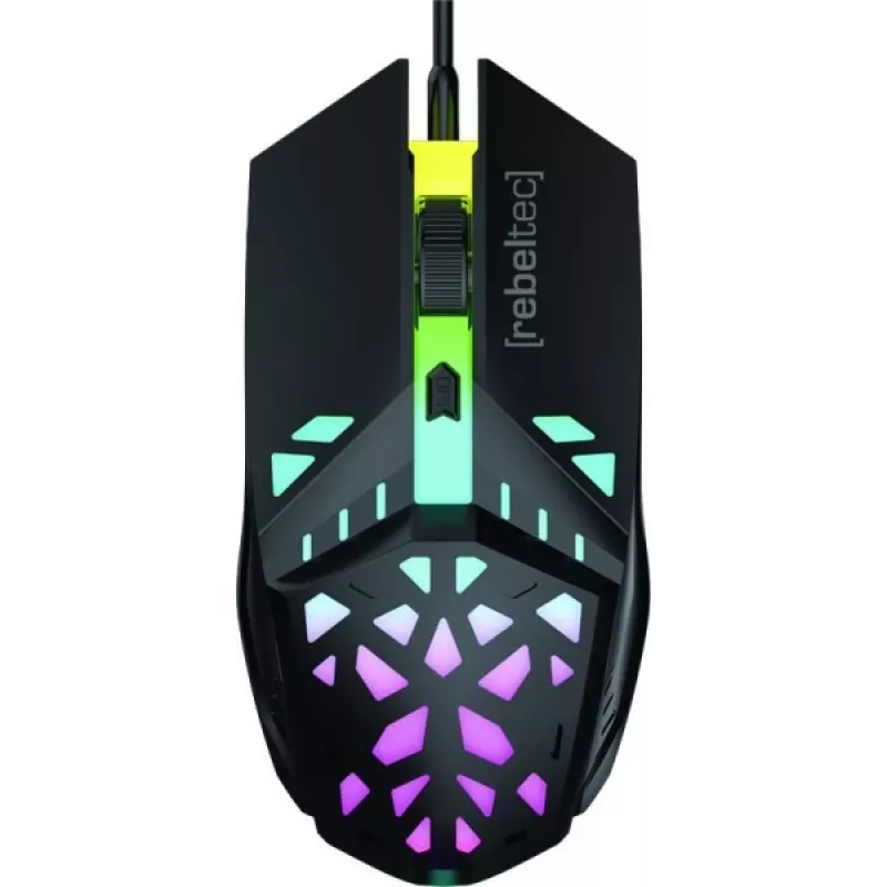 Przewodowa mysz gamingowa Rebeltec SHARK — ergonomiczny design, czujnik optyczny