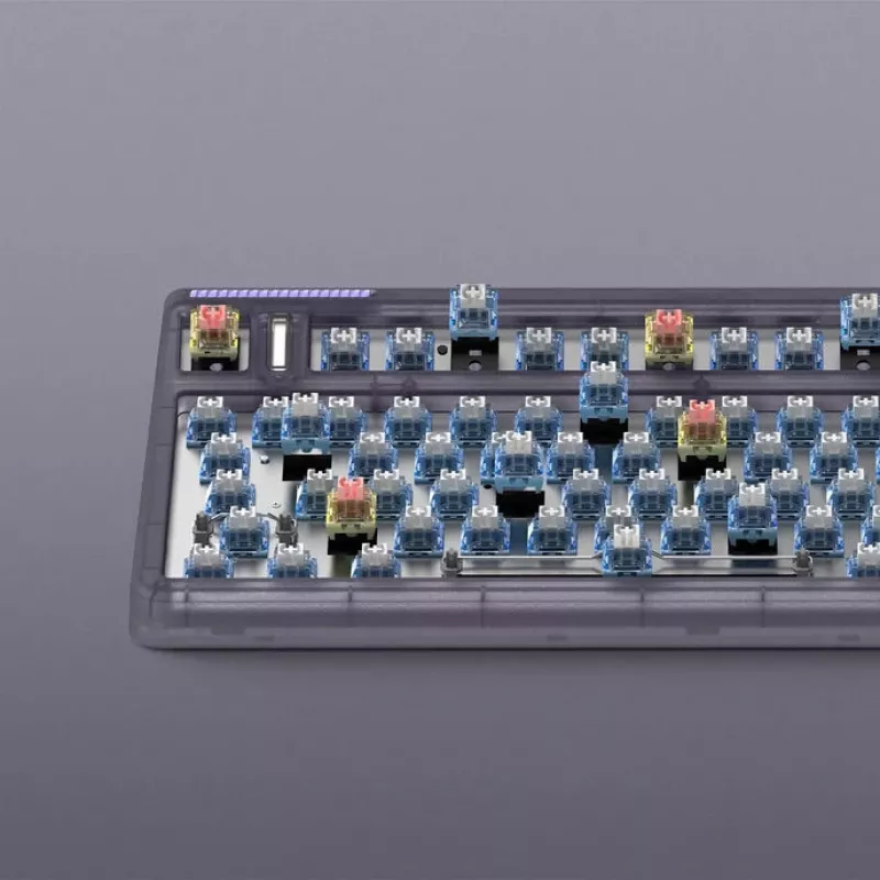 IQUNIX F97 Lavandin bezprzewodowa klawiatura gamingowa, RGB, przełączniki MX Red, US
