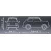 Zestaw konstrukcyjny Cobi Youngtimer Collection Fiat 126p el 24531 — 150 elementów