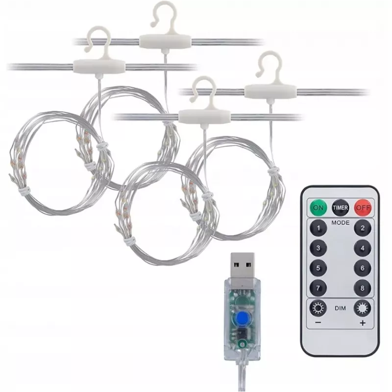 Kurtyna LED Extralink KURTYNA LED 3x3 z pilotem (model EX.73172)
