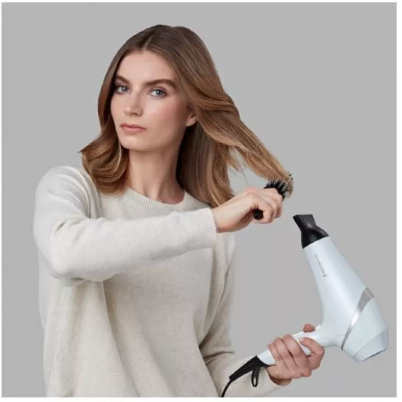 Suszarka do włosów Remington AC8901 HYDRAlux 2300 W 3 ustawienia temperatury Funkcja jonowa Dyfuzor Biała