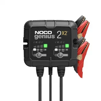 Prostownik NOCO GENIUS2X2 4A 2-bankowy, 4A łącznie, dwa niezależne wyjścia