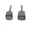Kabel adapterowy DisplayPort 1.2 z blokadą 4K 60Hz UHD Typ DP/HDMI A M/M czarny 2 m