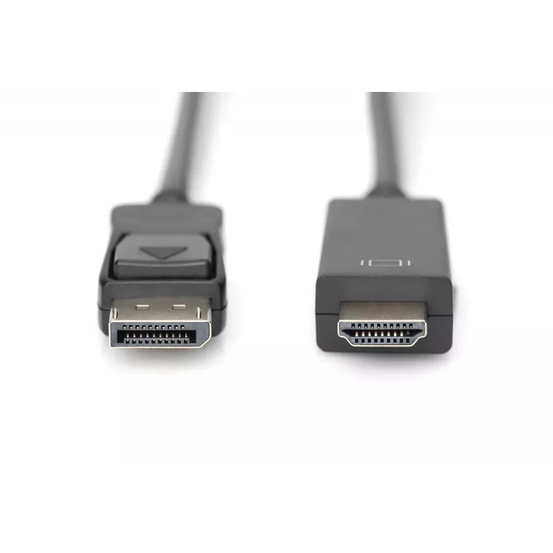 Kabel adapterowy DisplayPort 1.2 z blokadą 4K 60Hz UHD Typ DP/HDMI A M/M czarny 2 m
